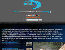 Tablet Screenshot of mist-air.co.uk